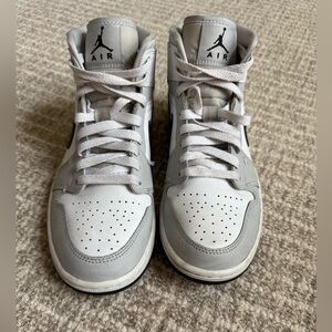 Nike Air Jordan Sneakers in Cream and White